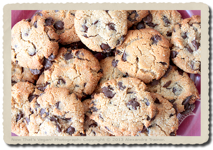 Delicous cookies made with carob chips.
